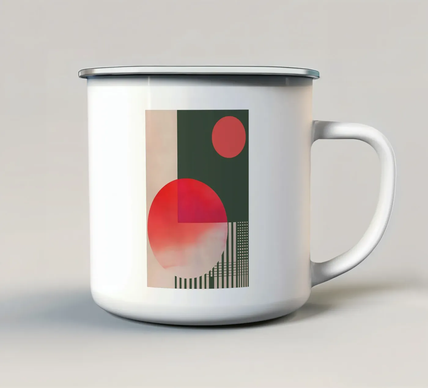Eclipse Dynamics enamel mug by Robert