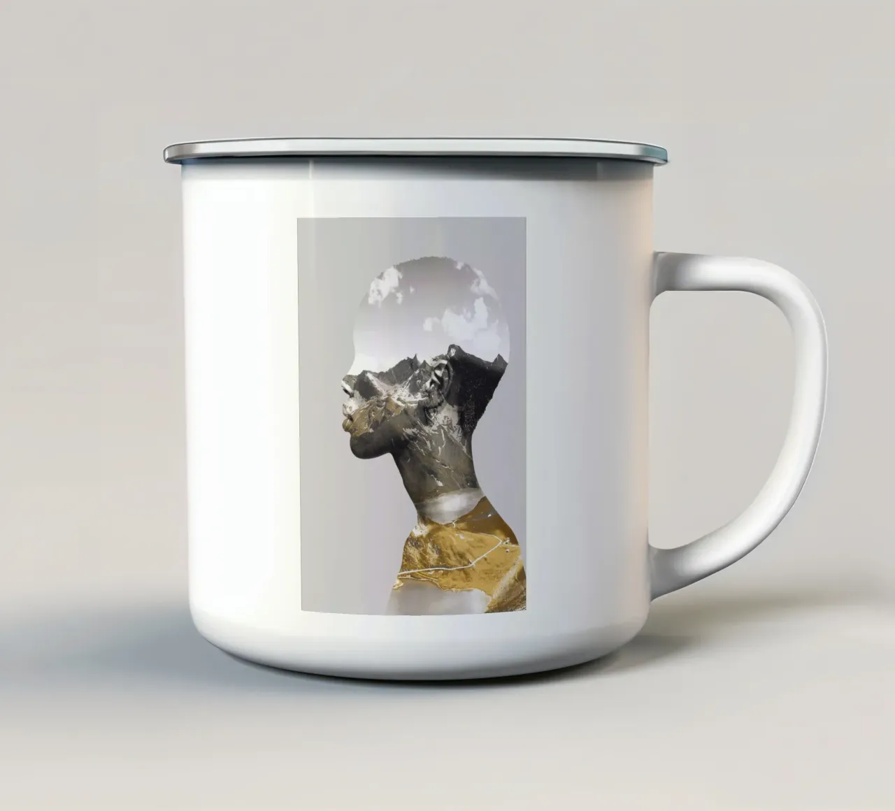 Ritratto (Natura) tazza in smalto da dada22