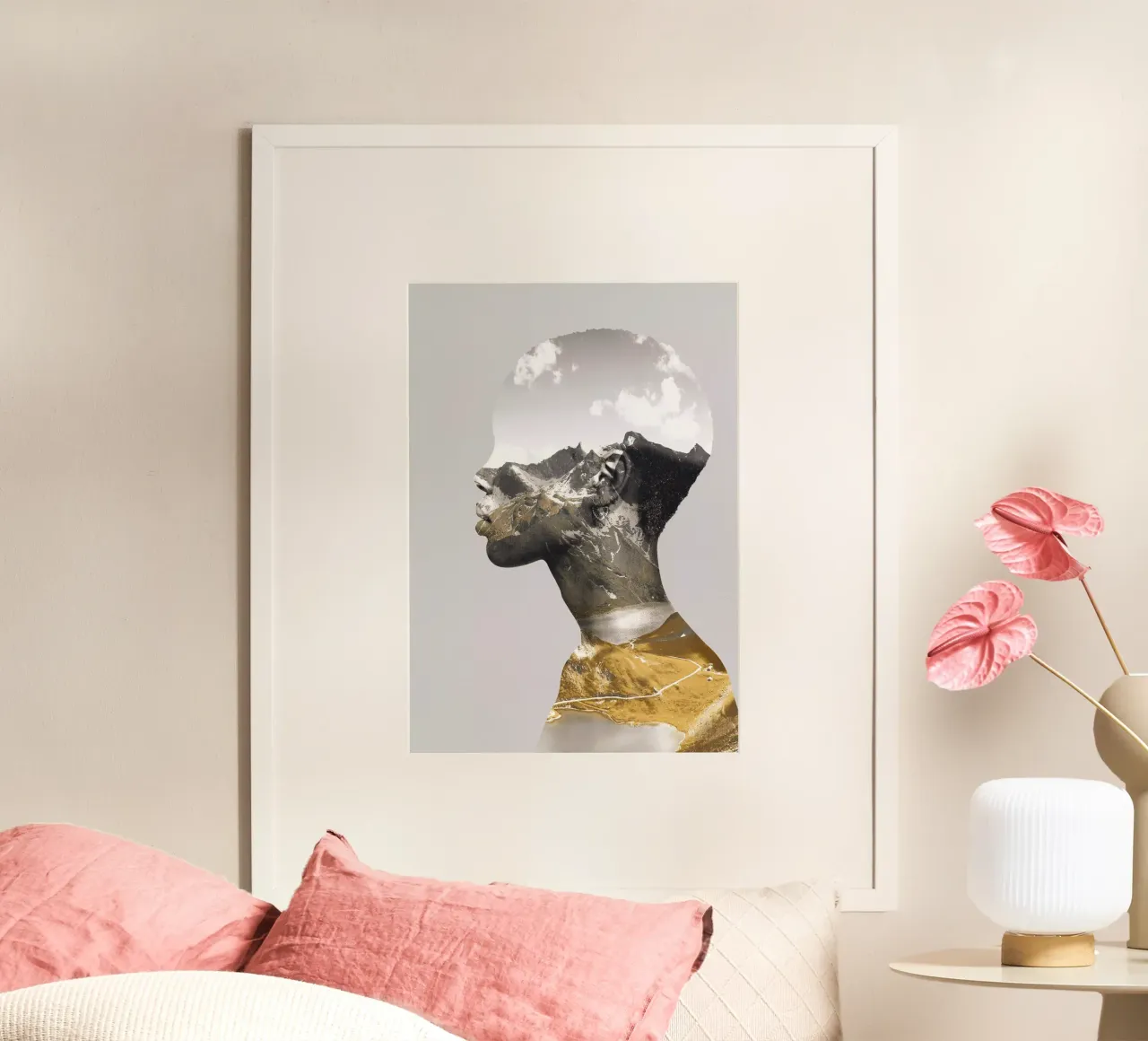 Ritratto (Natura) poster con telaio in plastica da dada22