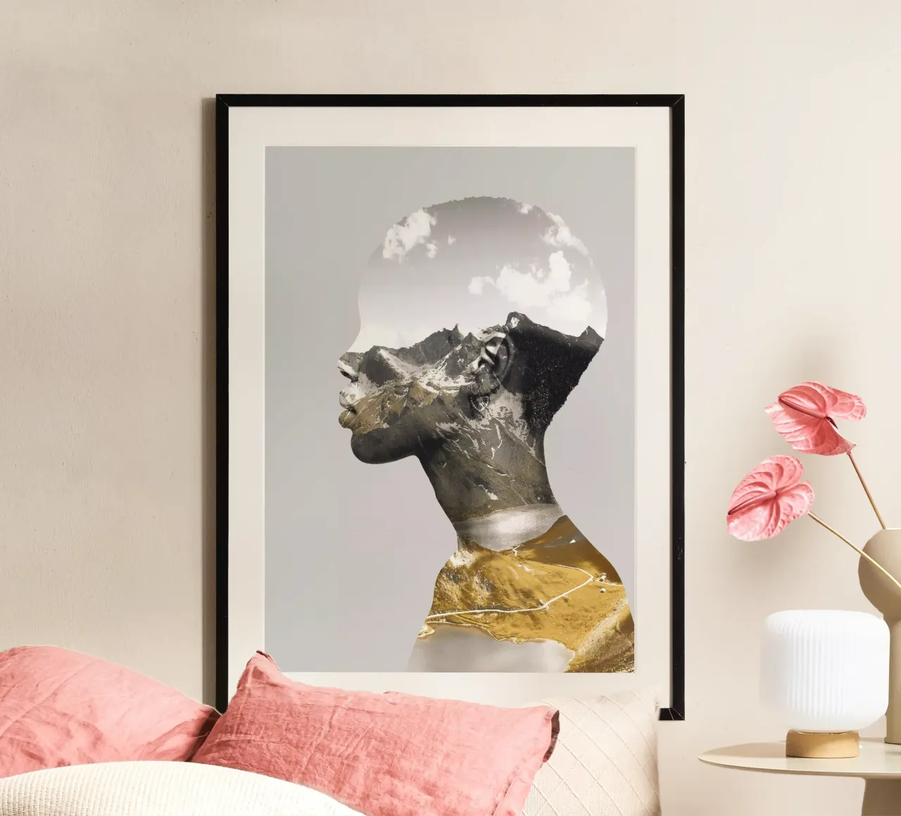Ritratto (Natura) poster con telaio in plastica da dada22