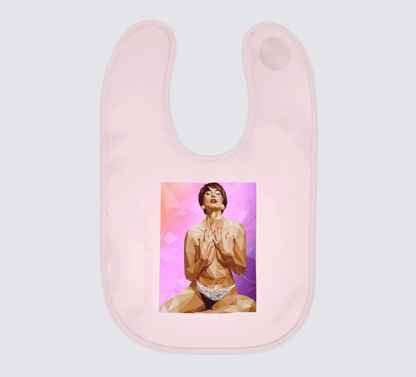 Surrender baby bib by Self-expression
