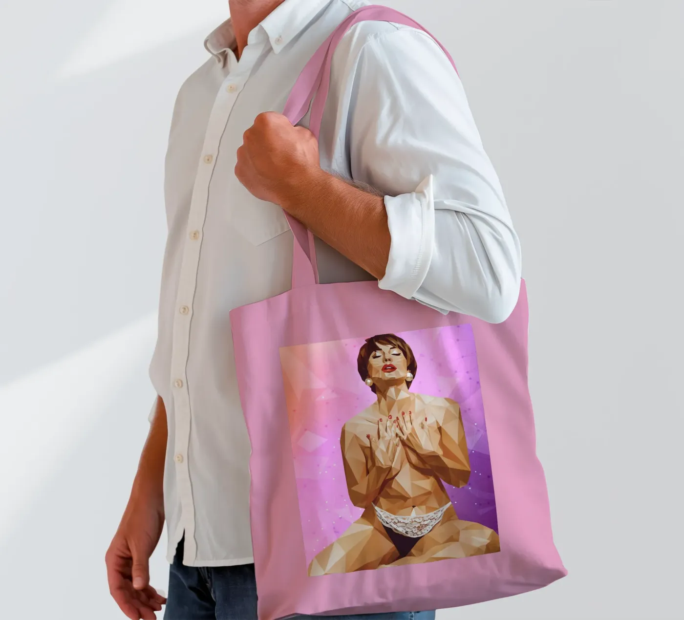 Surrender tote bag by Self-expression