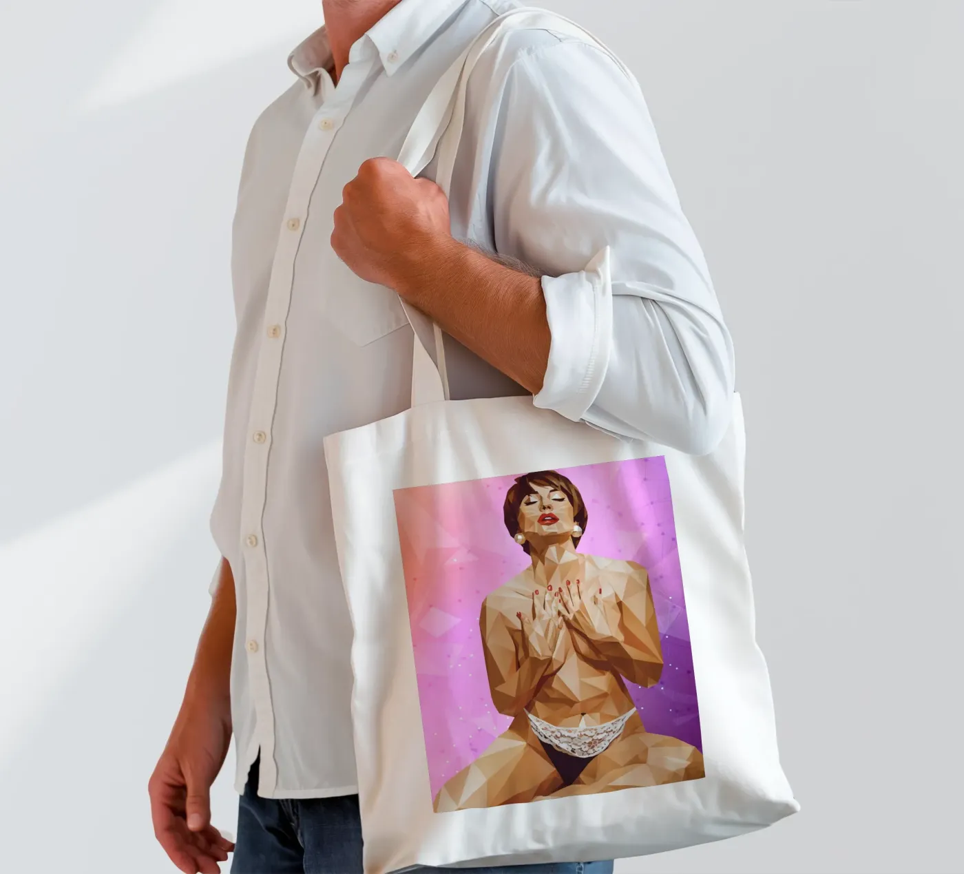 Surrender tote bag by Self-expression