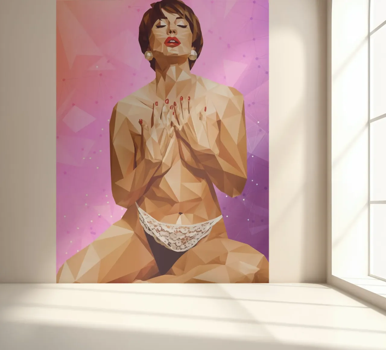 Surrender fotobehang van Self-expression