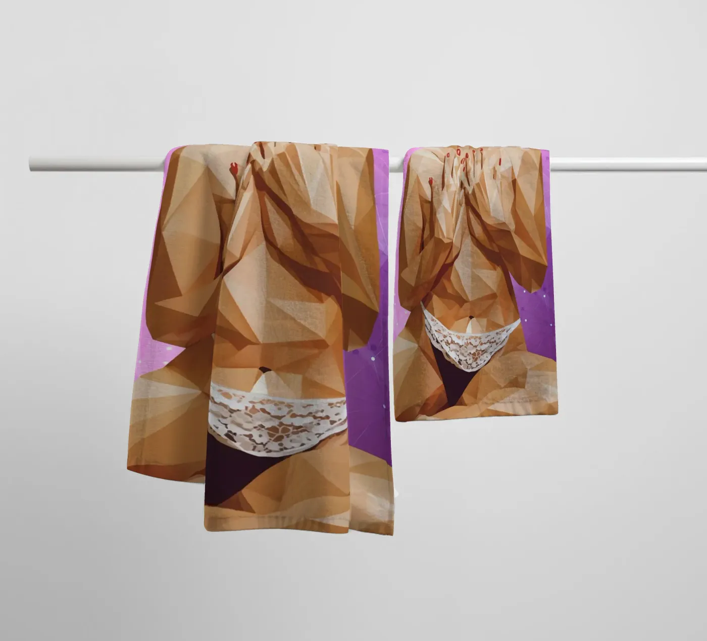 Overgave badhanddoek van Self-expression