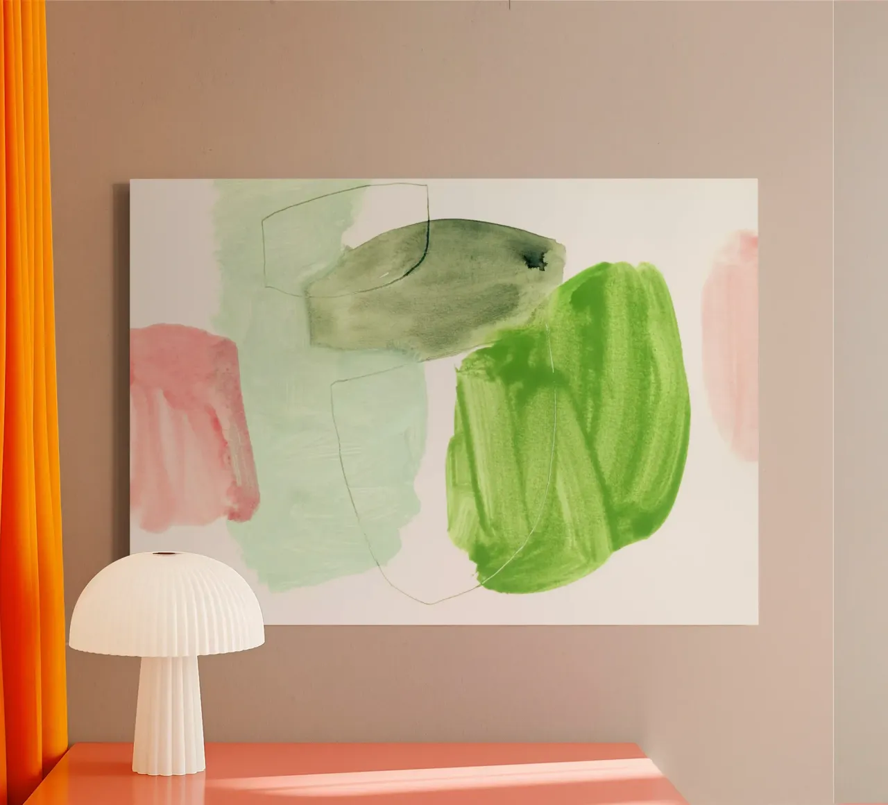 spring vibes canvas van IRIS LEHNHARDT FINE ART