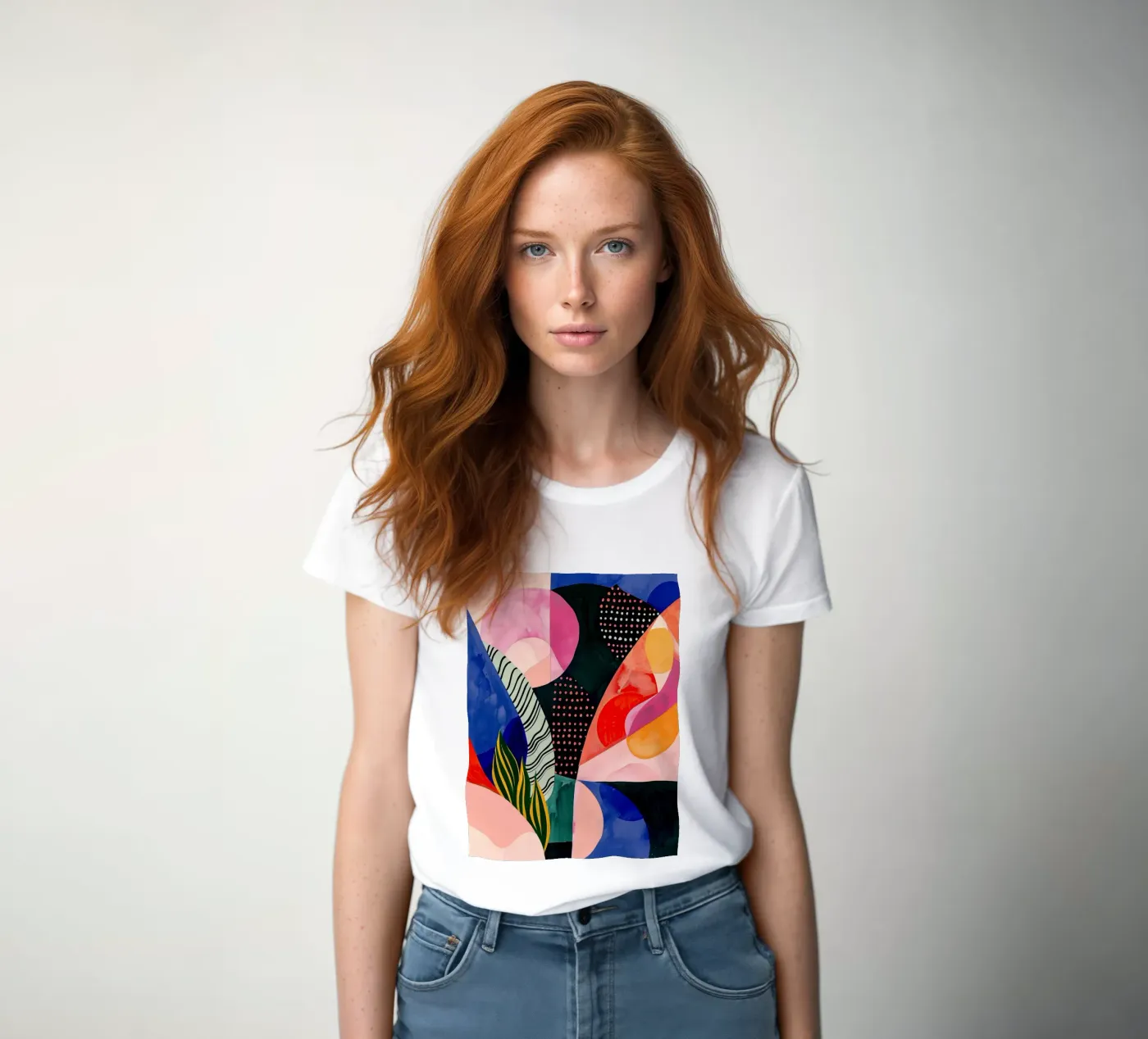 Interior Eclipse dames t-shirt getailleerd van Luca