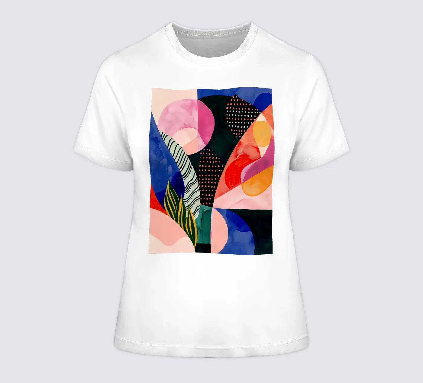 Interior Eclipse dames t-shirt getailleerd van Luca