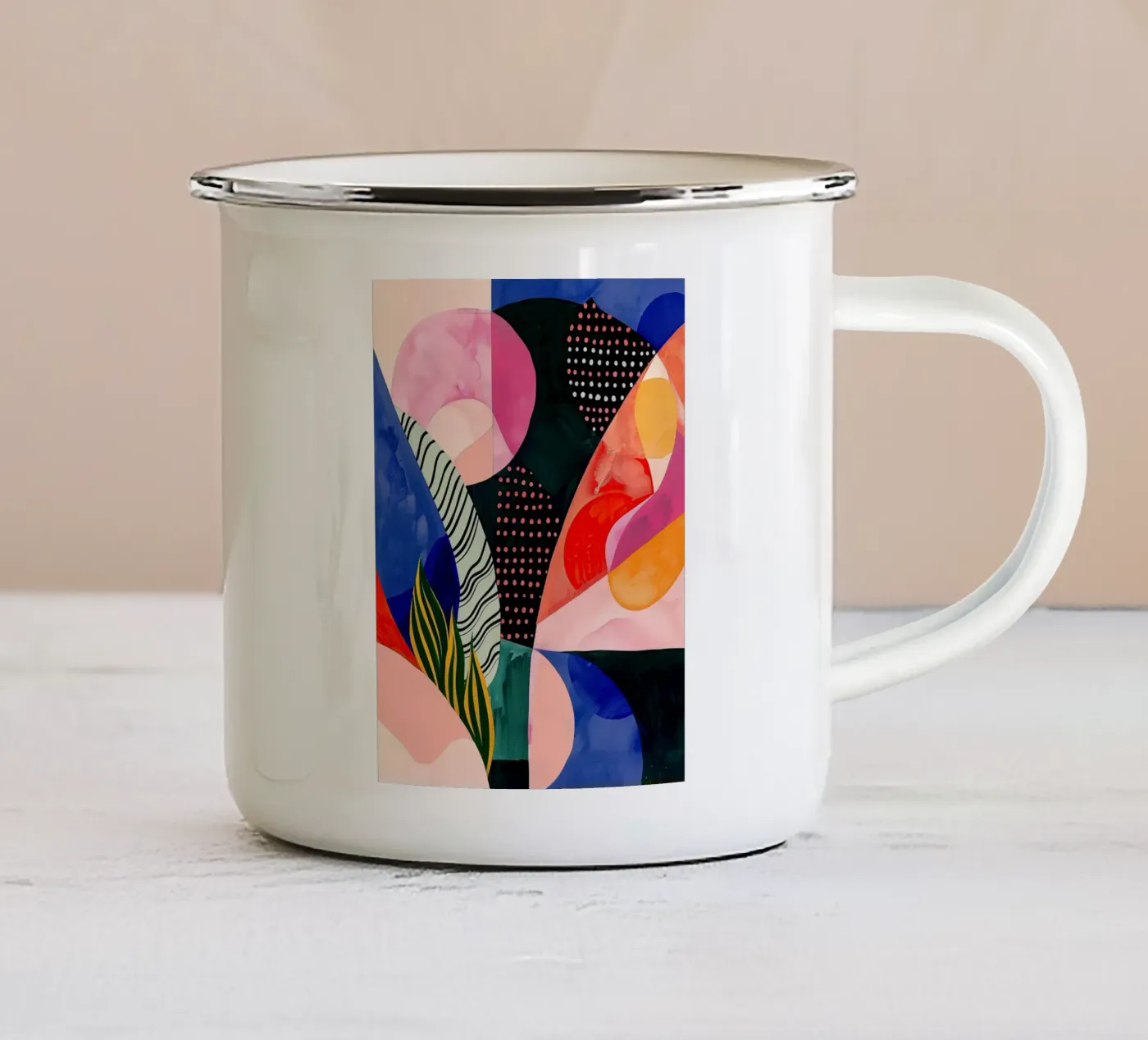 Interior Eclipse mug en émail de Luca