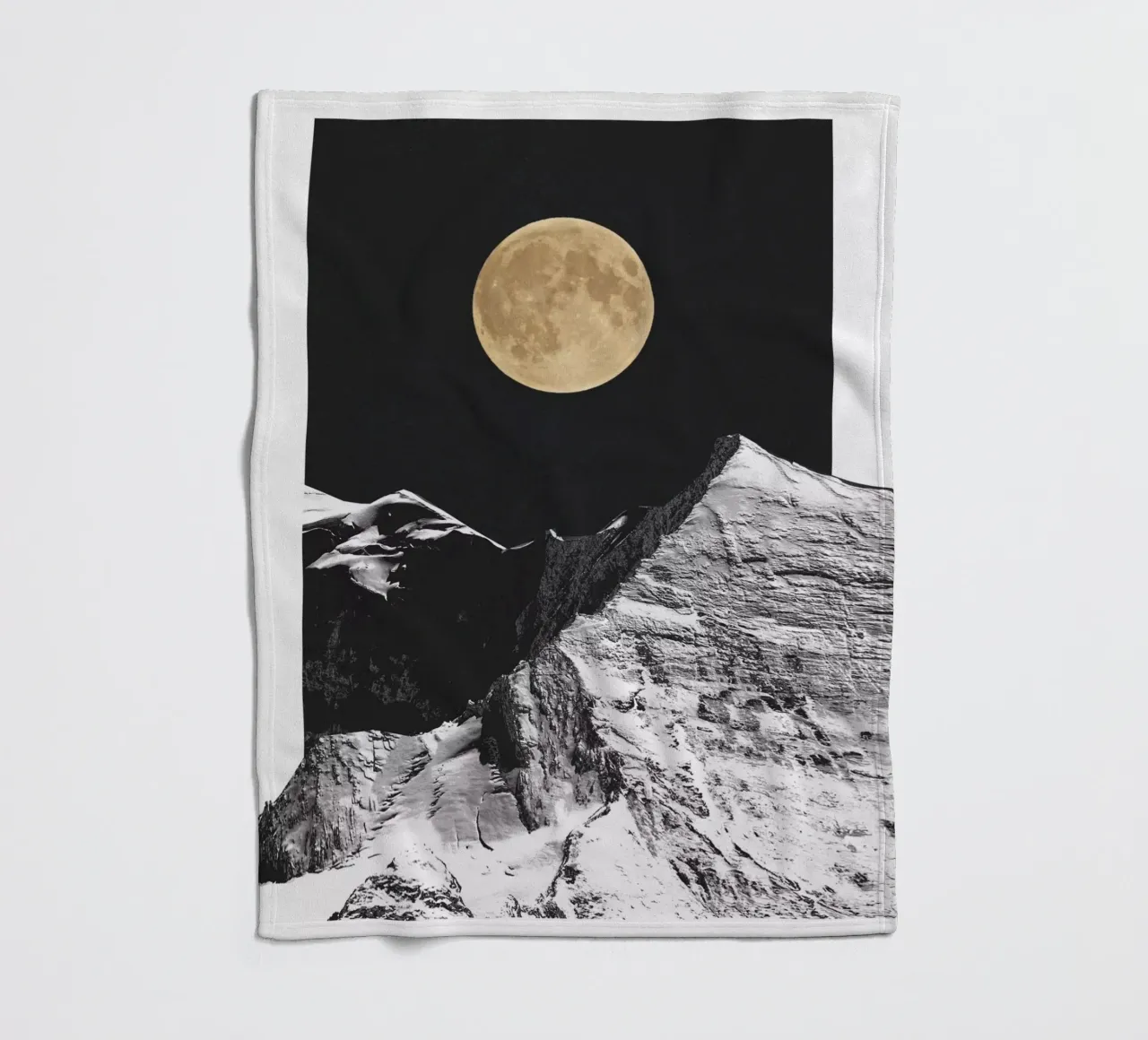 luna d'oro coperta in pile da dada22