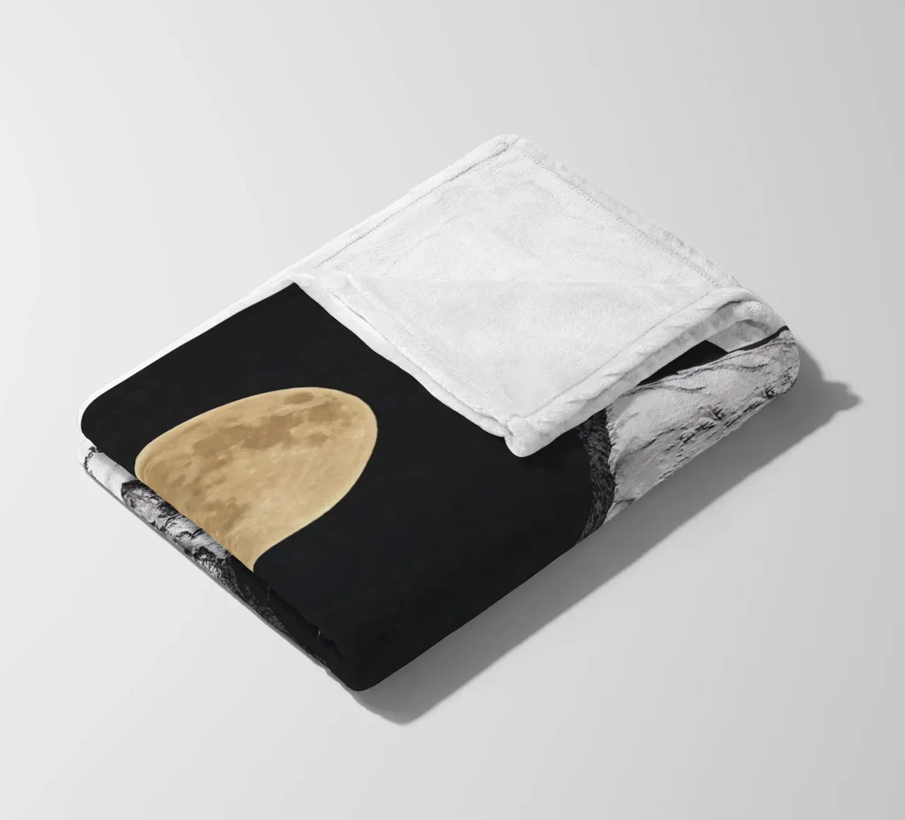 luna d'oro coperta in pile da dada22