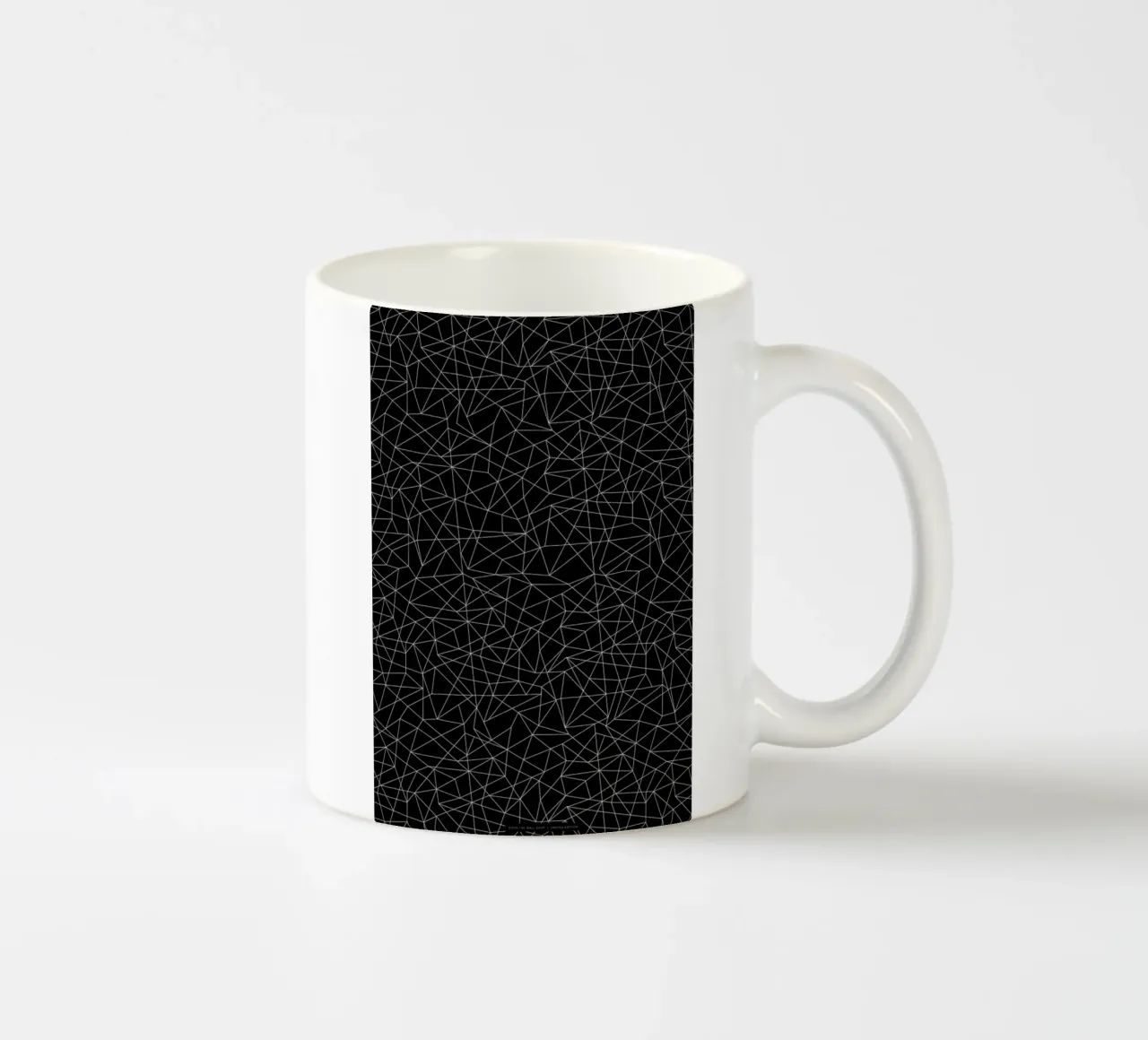 Black Diamond ceramic mug by The Wall Shop