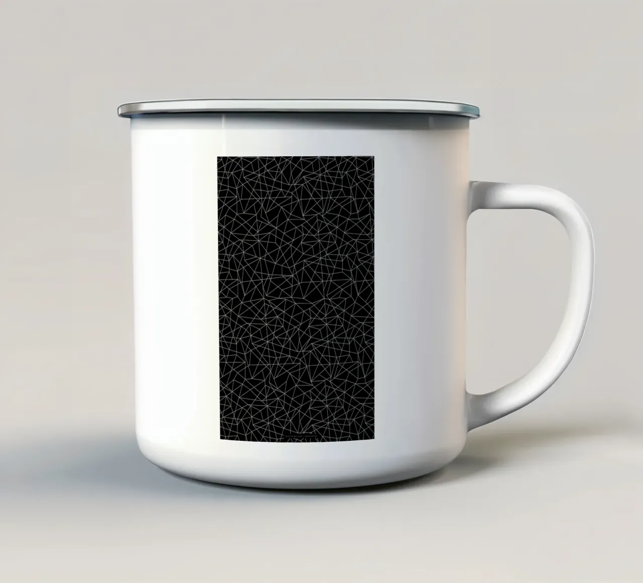Black Diamond tazza in smalto da The Wall Shop
