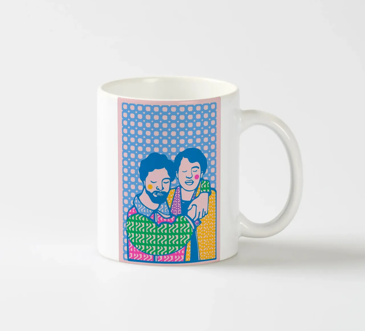 L'amore tazza in ceramica da Portraits