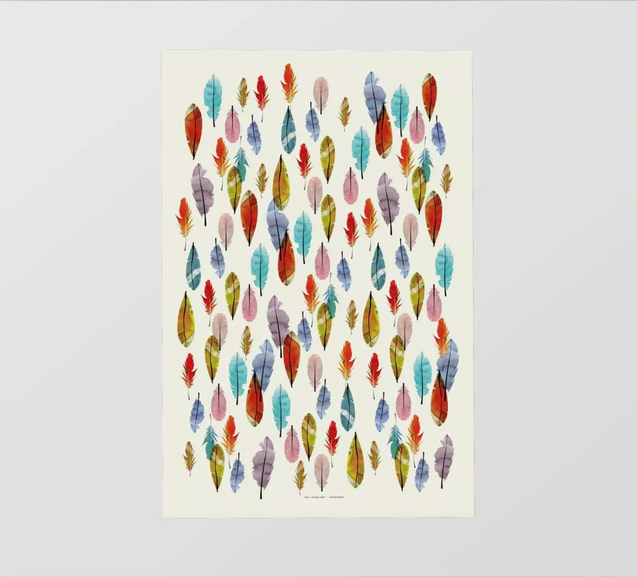 Feathers pellicola backlit da The Wall Shop