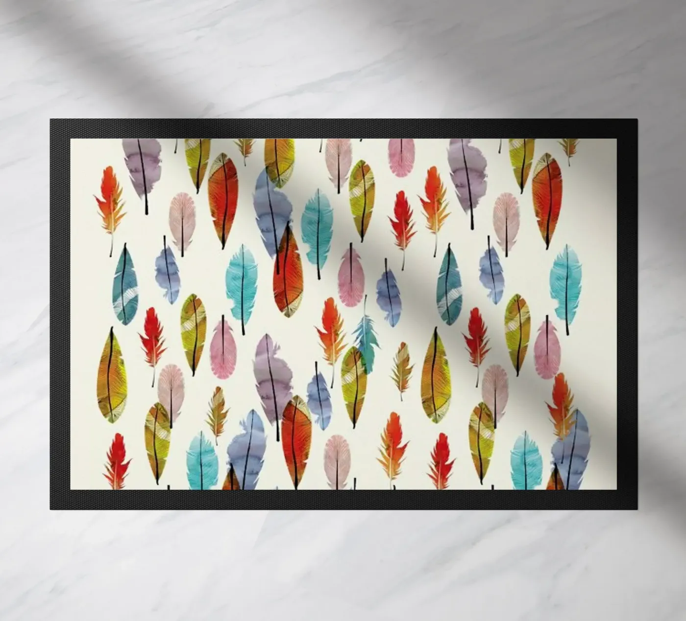 Feathers paillasson de The Wall Shop