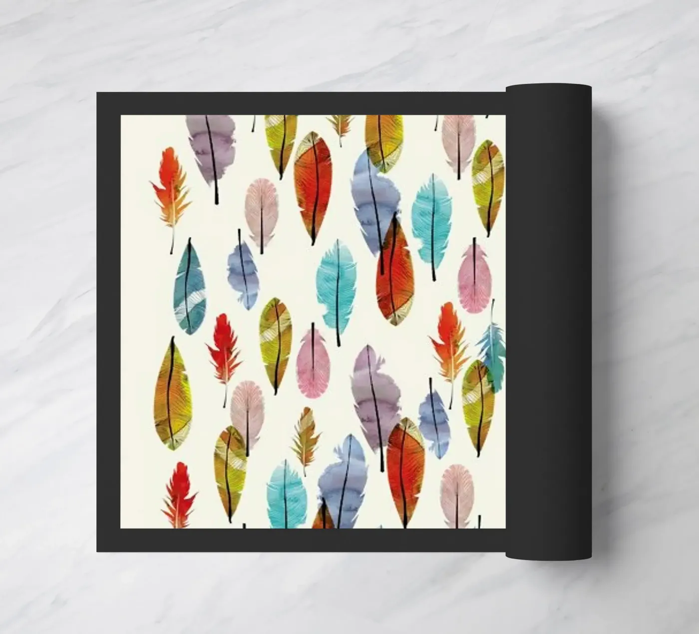 Feathers paillasson de The Wall Shop