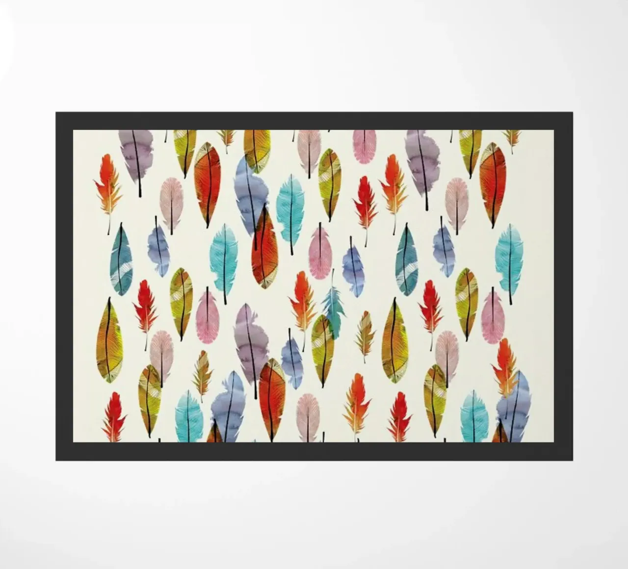 Feathers doormat by The Wall Shop