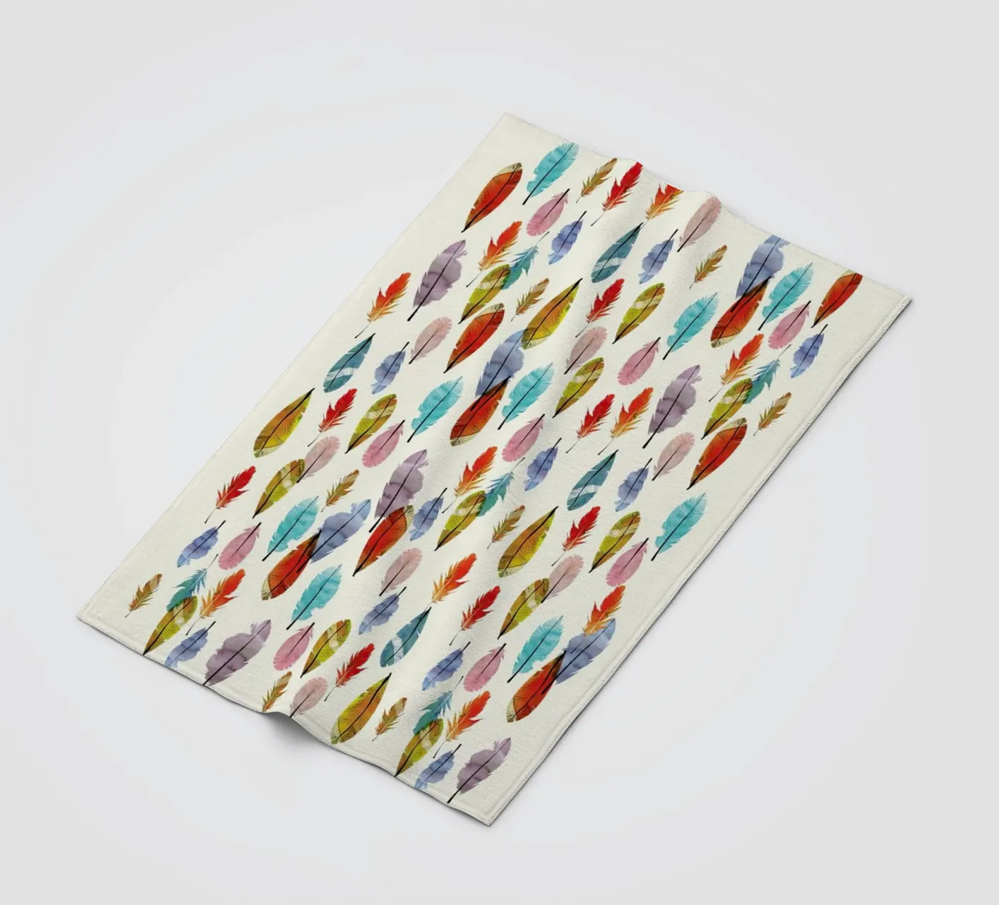 Feathers Fleecedecke von The Wall Shop