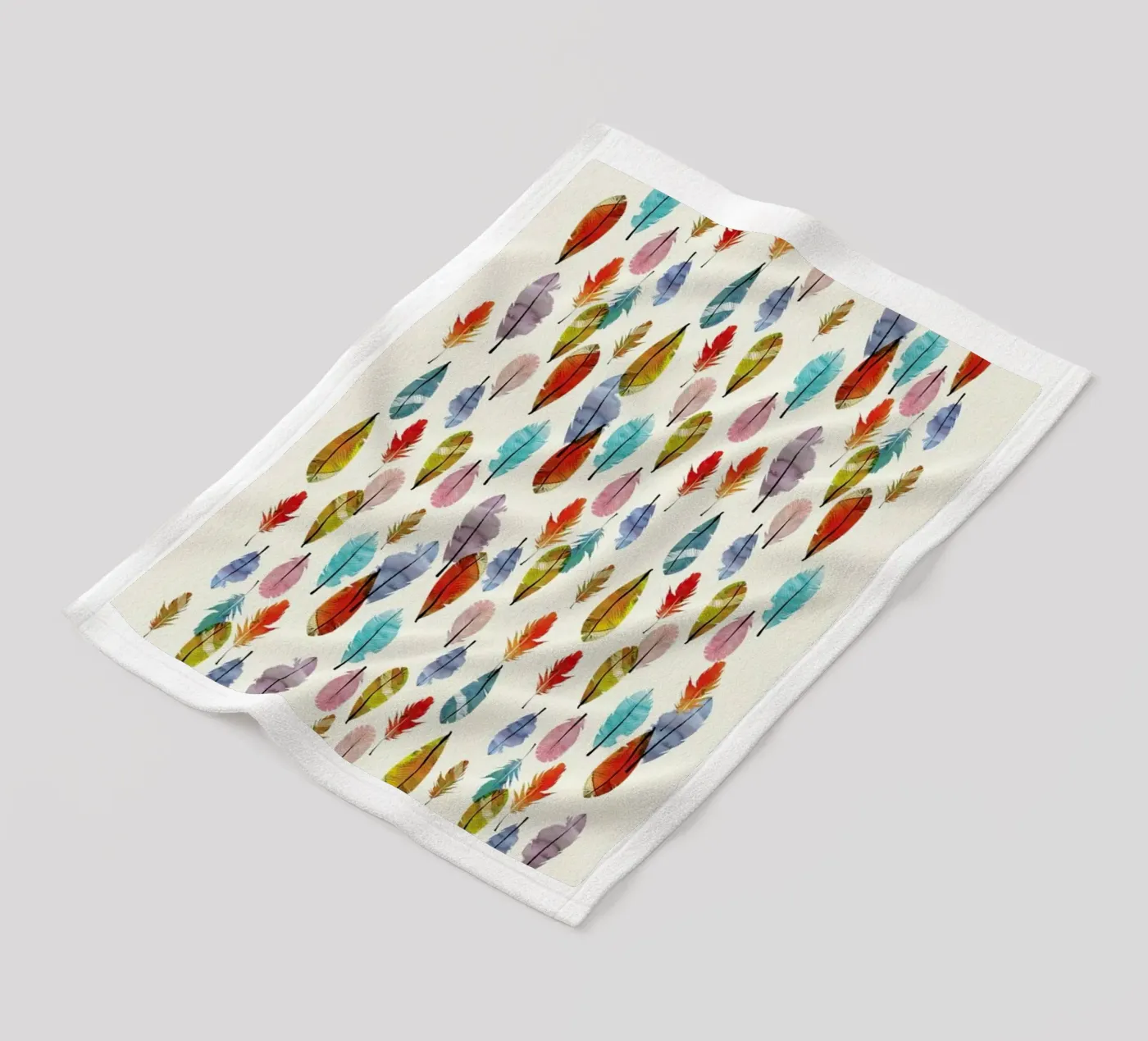 Feathers Fleecedecke von The Wall Shop