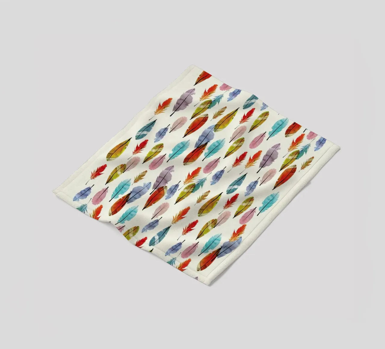 Feathers coperta in pile da The Wall Shop