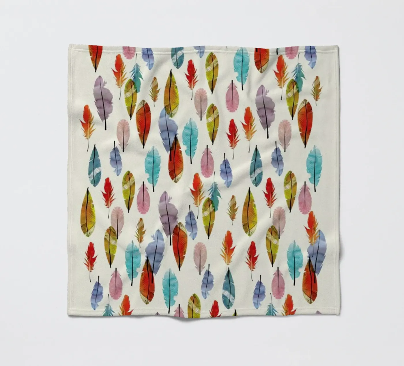 Feathers Fleecedecke von The Wall Shop