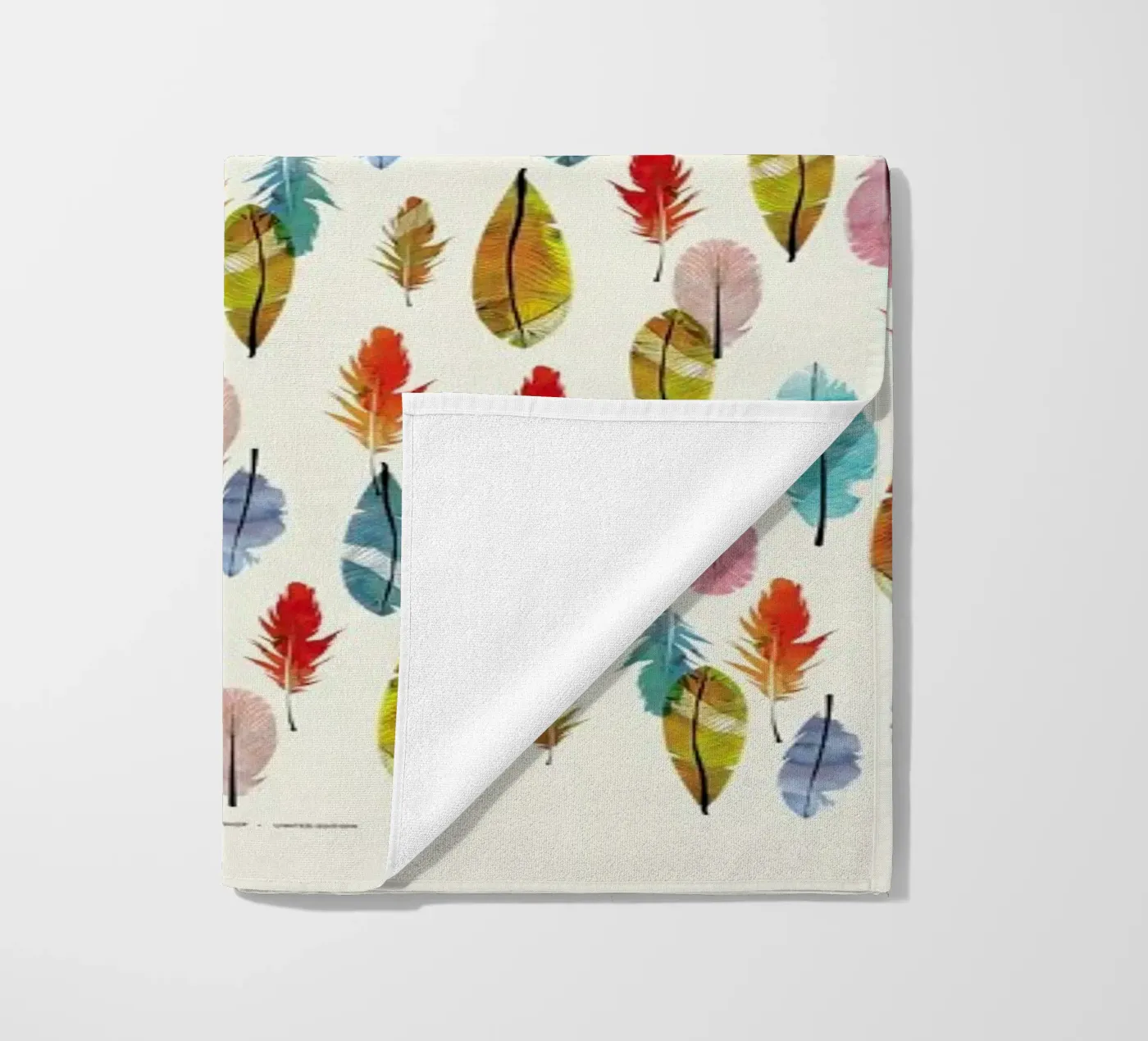 Feathers strandhanddoek van The Wall Shop