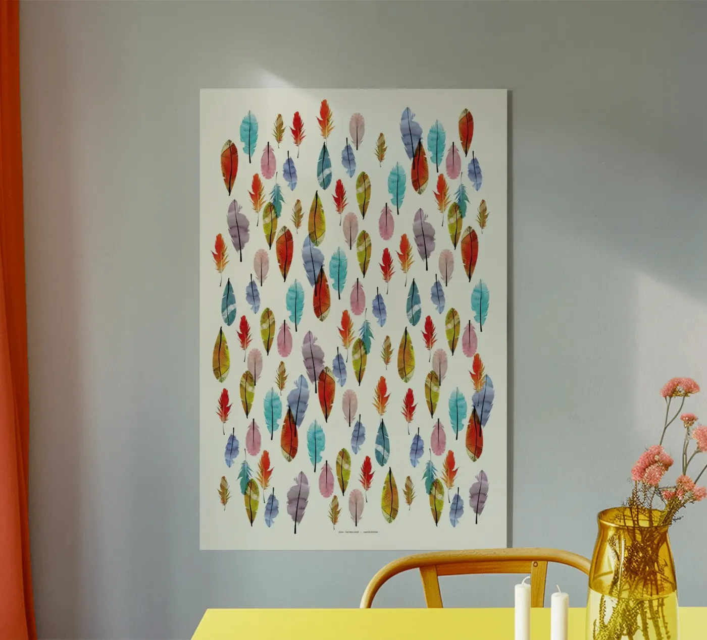 Feathers Acryl-Glas von The Wall Shop