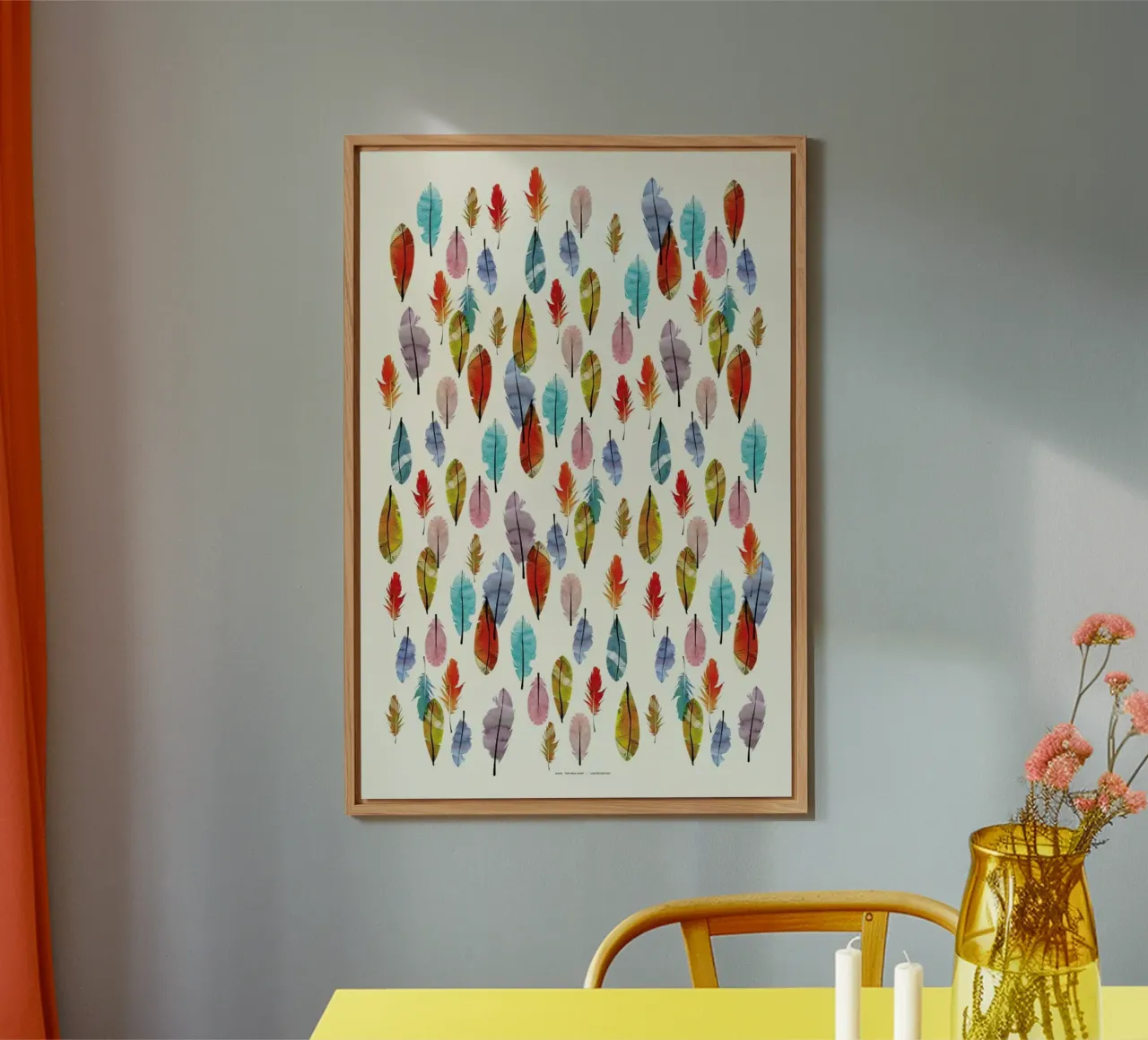 Feathers alluminio dibond da The Wall Shop