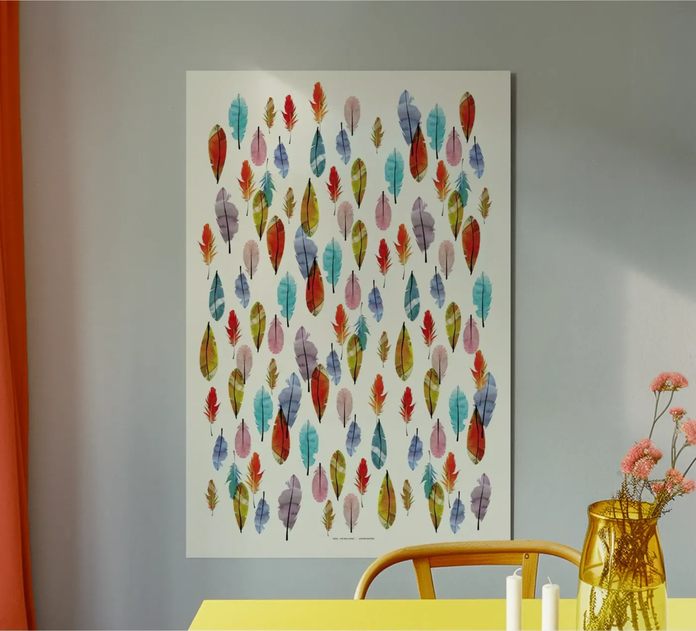 Feathers alluminio dibond da The Wall Shop