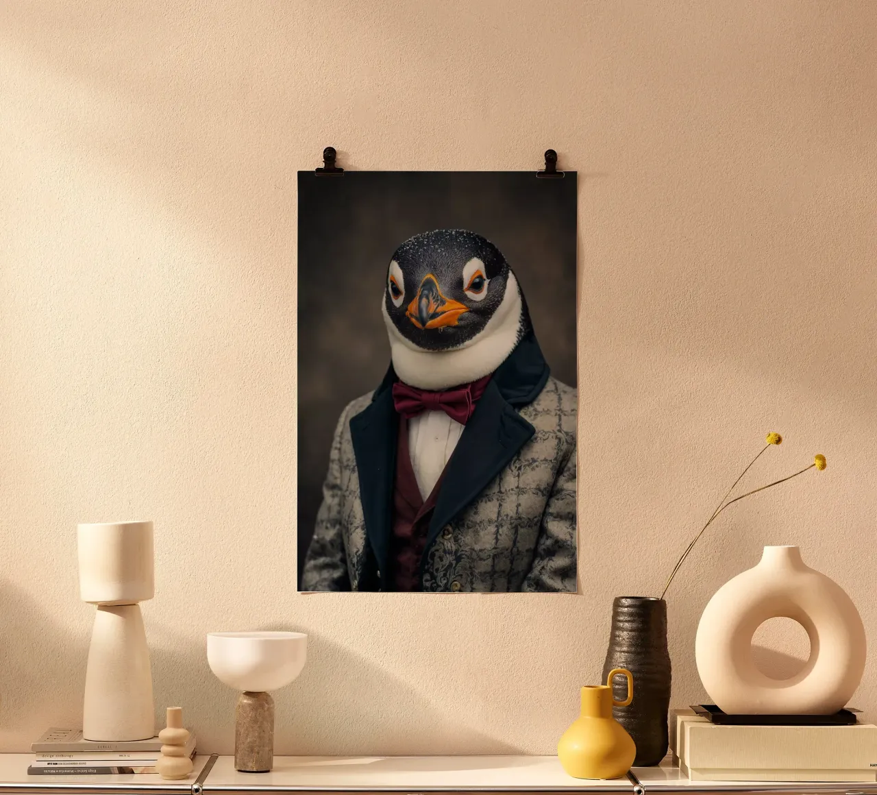 Sir Percival il pinguino - Aristocratico artico poster da Beasts of Nobility