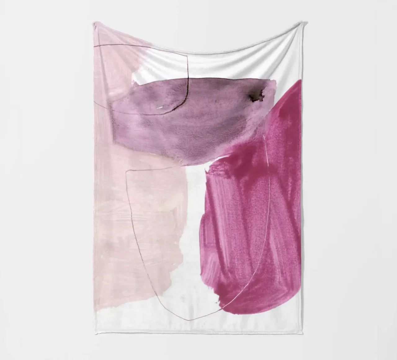 abstract color & shape coperta in pile da IRIS LEHNHARDT FINE ART