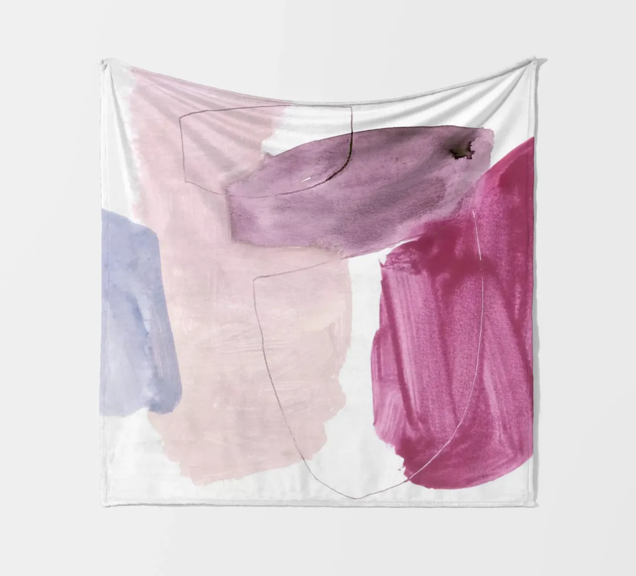 abstract color & shape coperta in pile da IRIS LEHNHARDT FINE ART