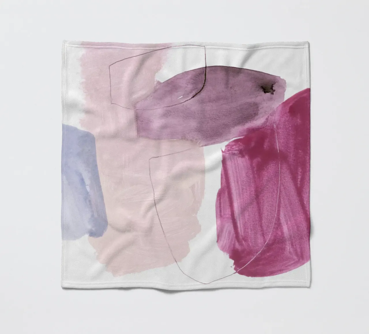 abstract color & shape coperta in pile da IRIS LEHNHARDT FINE ART