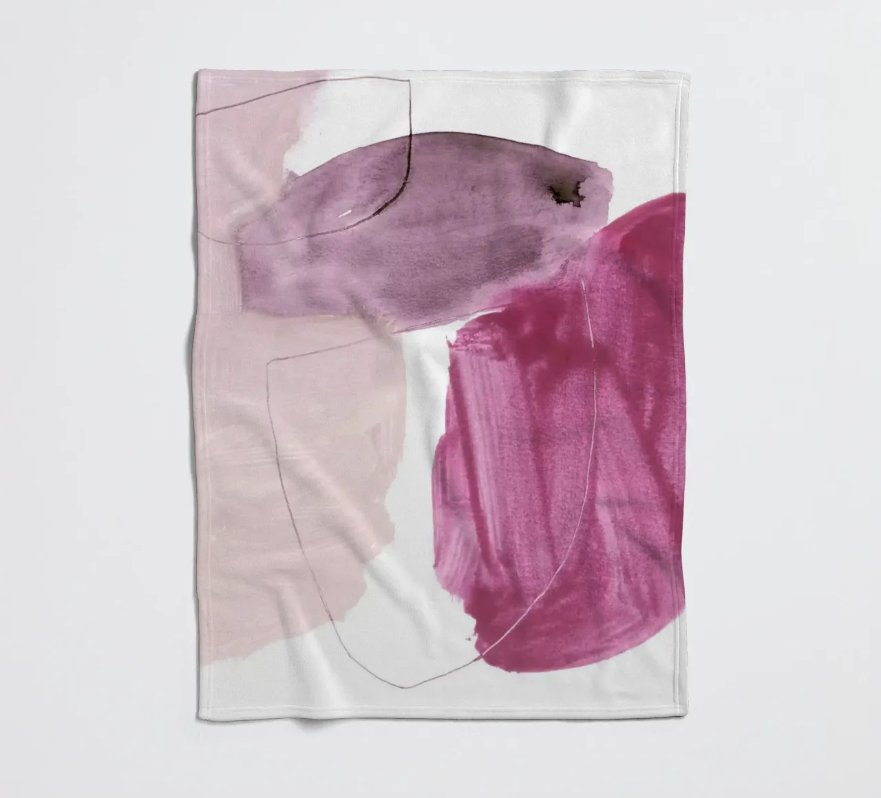 abstract color & shape manta de franela de IRIS LEHNHARDT FINE ART