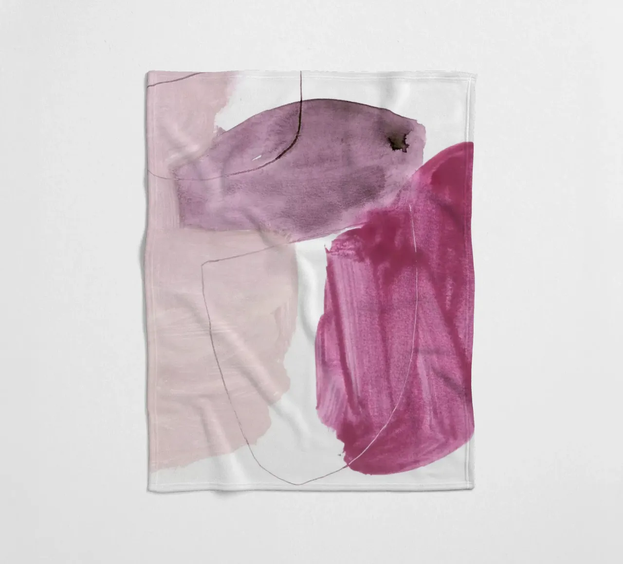 abstract color & shape coperta in pile da IRIS LEHNHARDT FINE ART