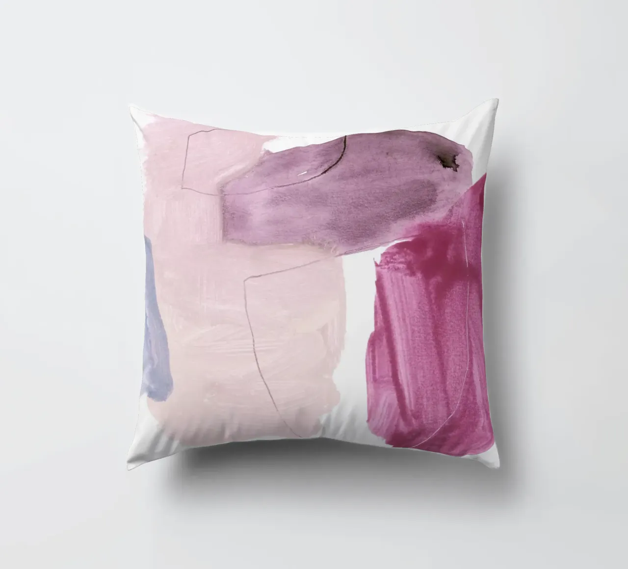 abstract color & shape coussin de IRIS LEHNHARDT FINE ART
