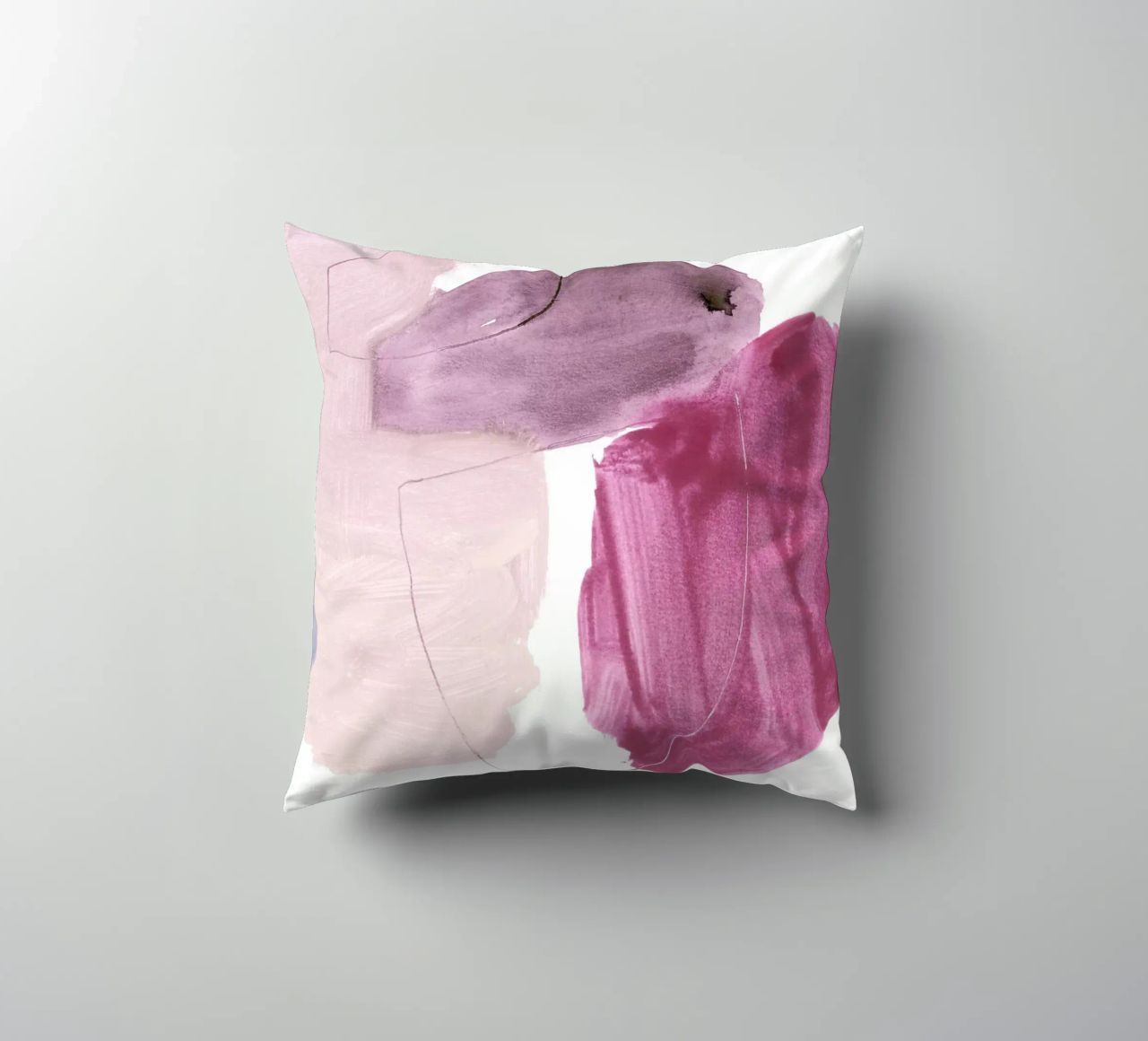 abstract color & shape cuscino da IRIS LEHNHARDT FINE ART