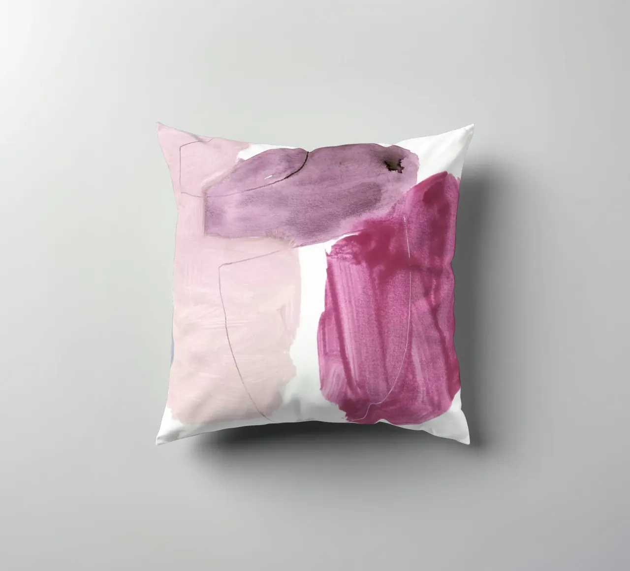 abstract color & shape coussin de IRIS LEHNHARDT FINE ART