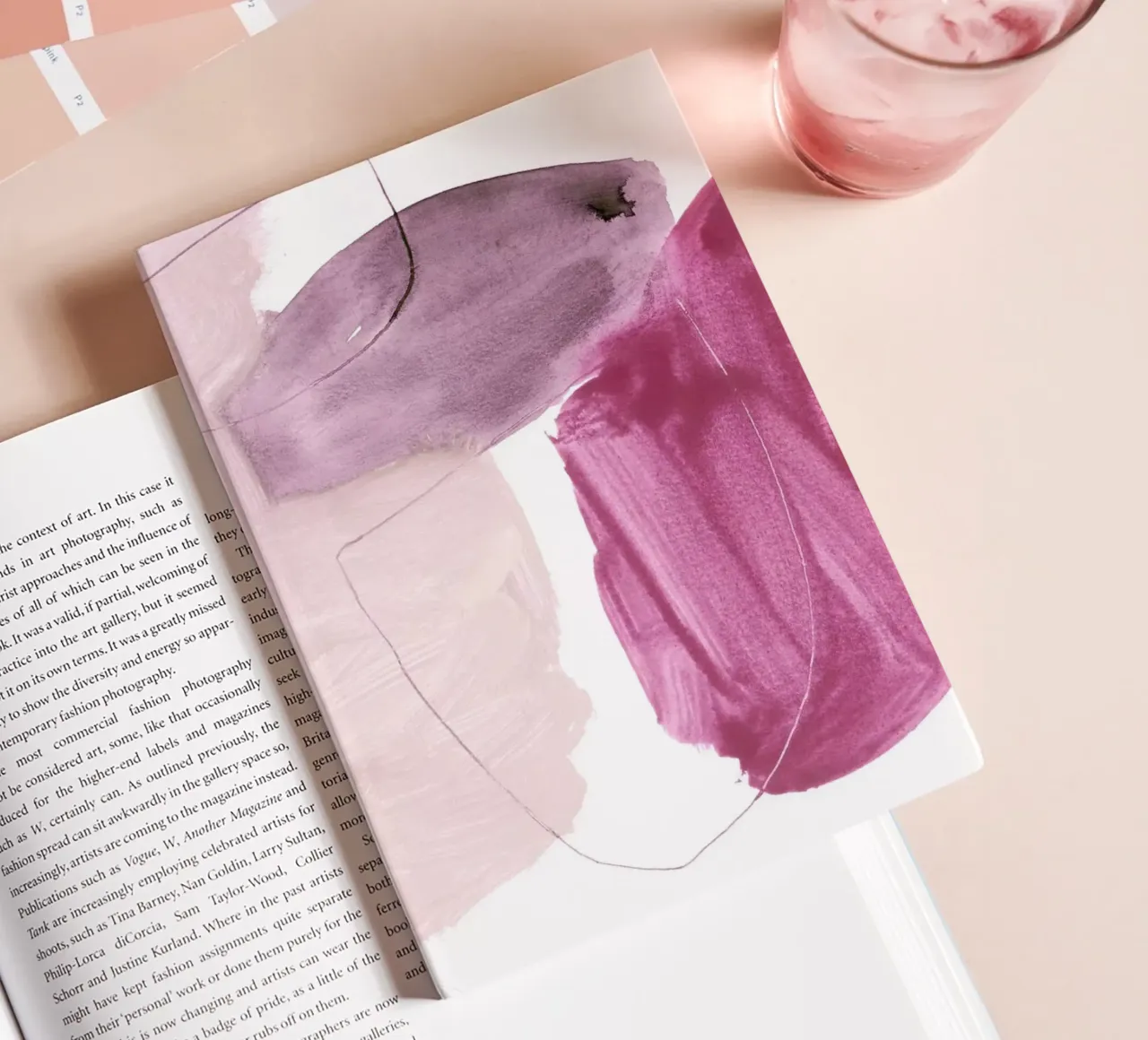 abstract color & shape notebook by IRIS LEHNHARDT FINE ART