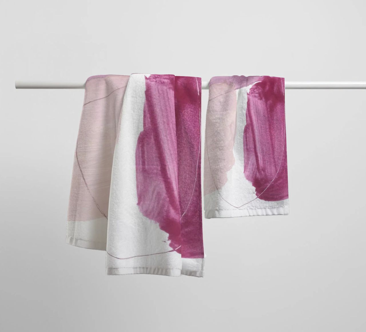 abstract color & shape asciugamano da bagno da IRIS LEHNHARDT FINE ART