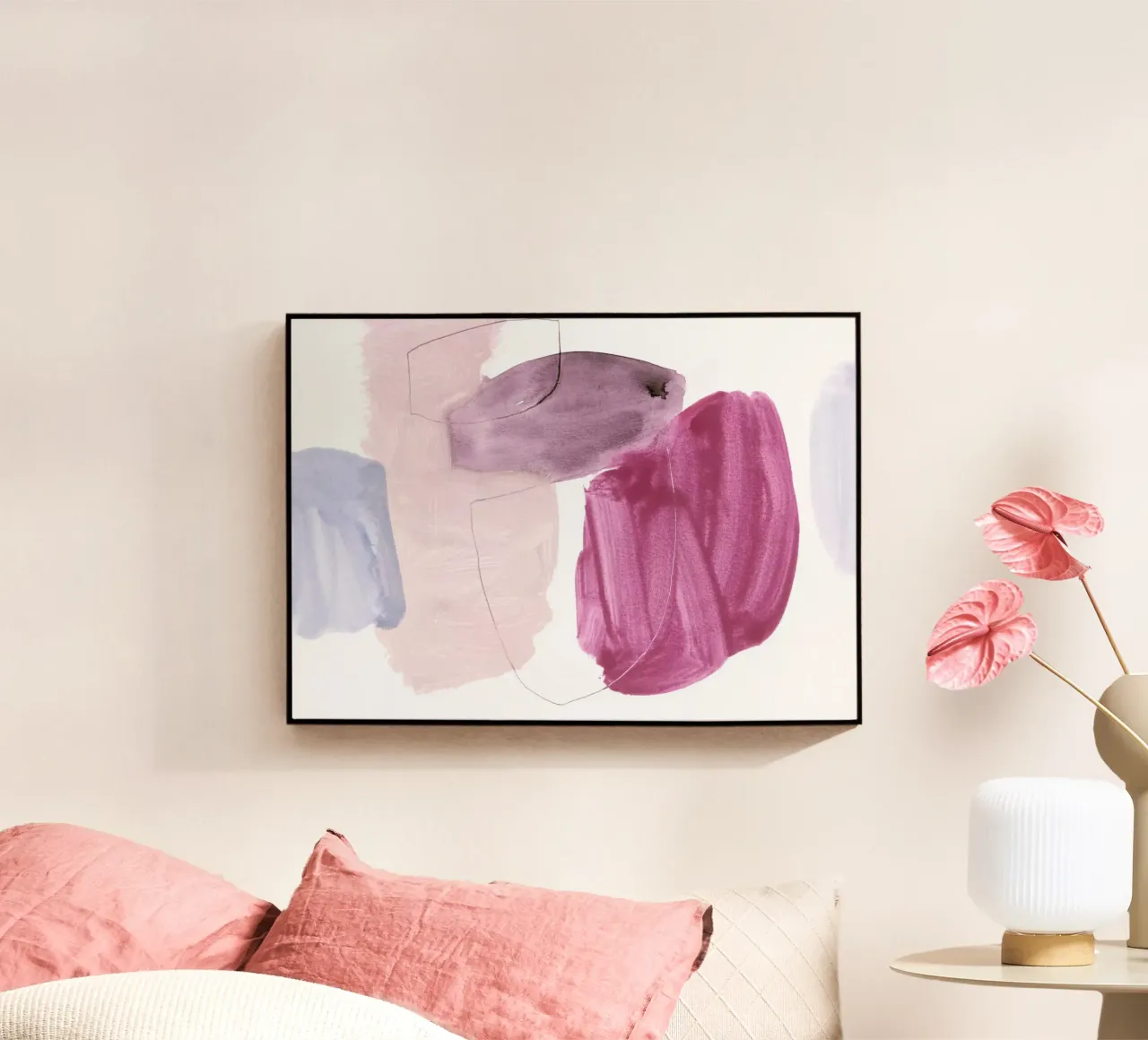 abstract color & shape acrylic glass by IRIS LEHNHARDT FINE ART