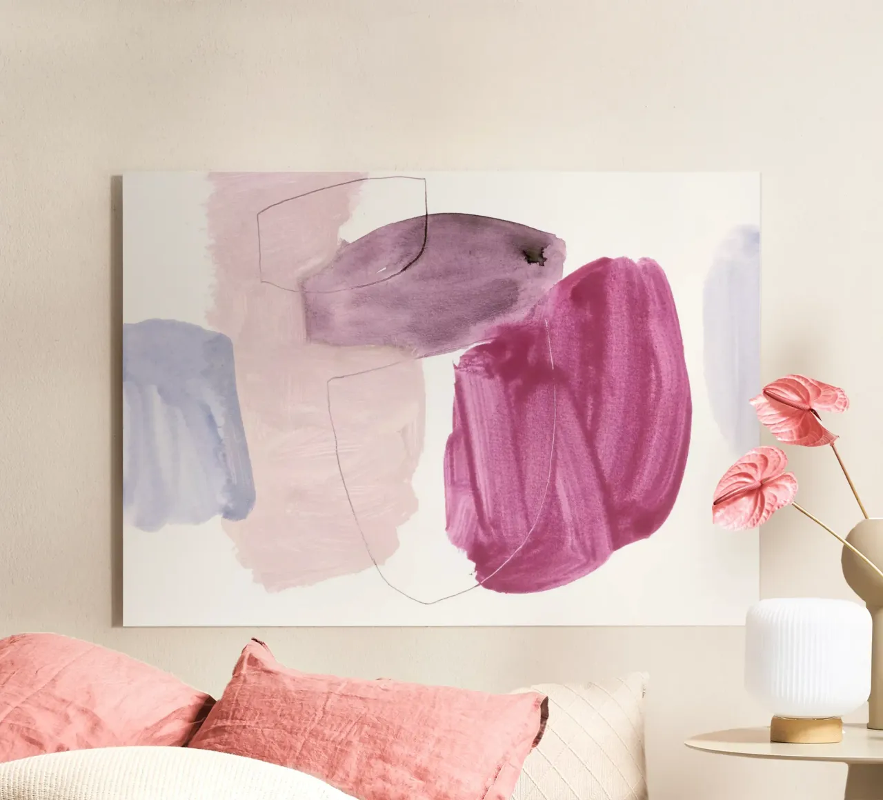 abstract color & shape acrylic glass by IRIS LEHNHARDT FINE ART