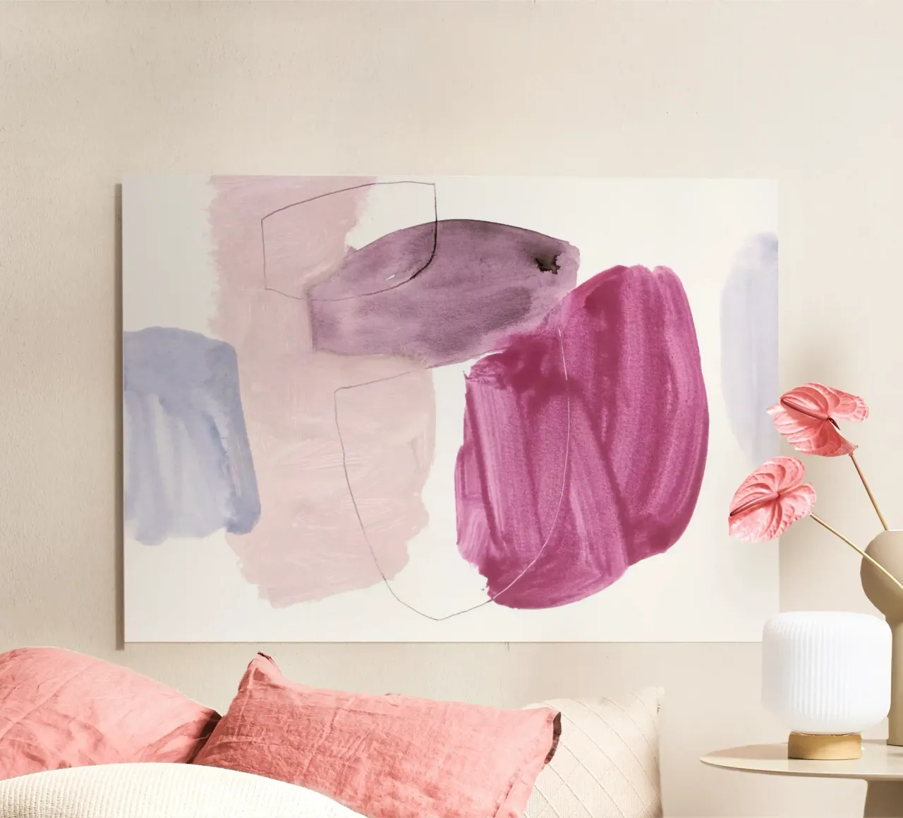 abstract color & shape alluminio dibond da IRIS LEHNHARDT FINE ART