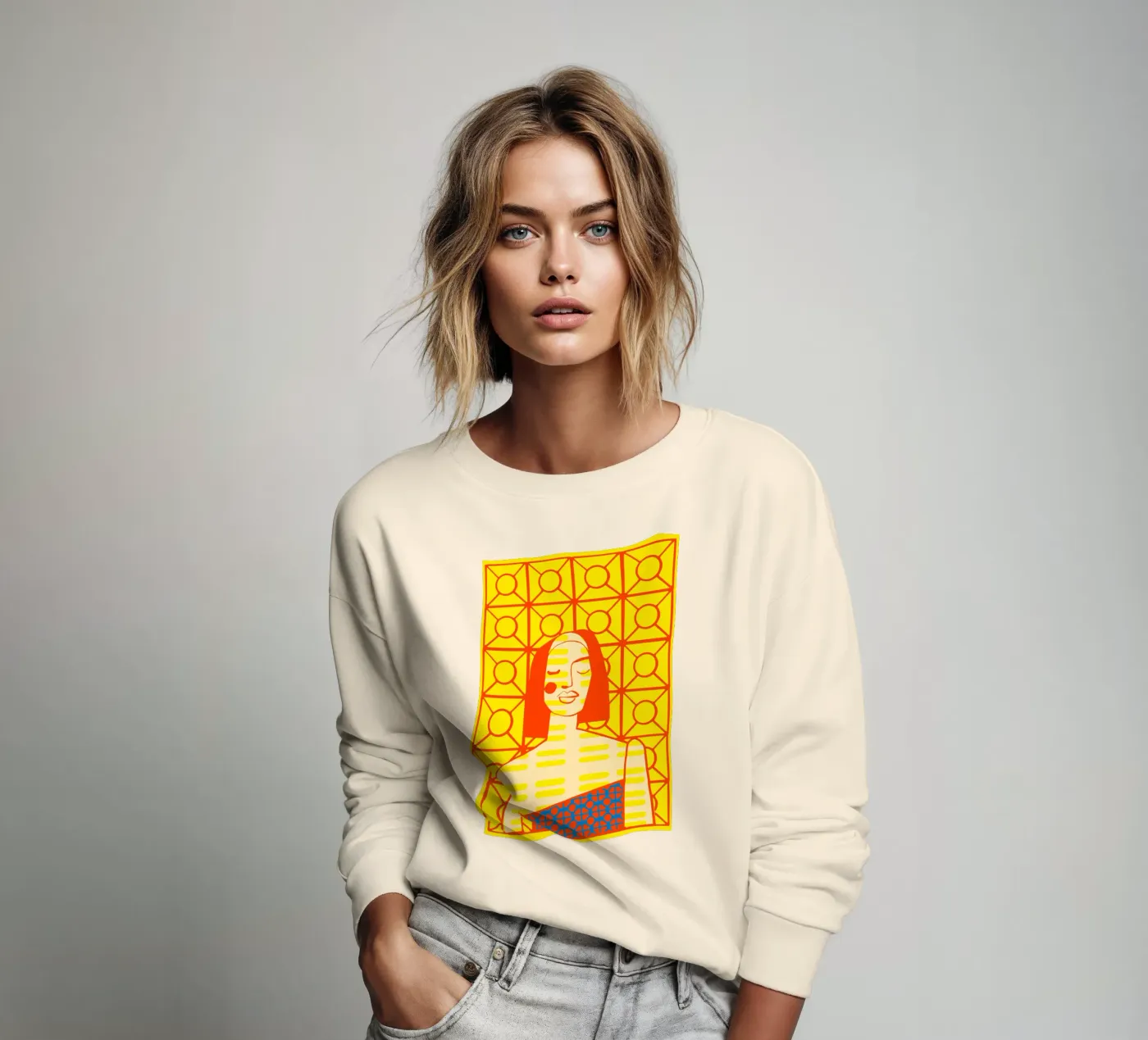 Giallo mango felpa da Portraits