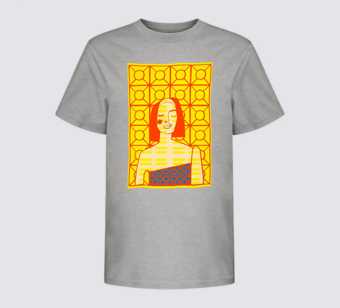Giallo mango t-shirt bambini da Portraits