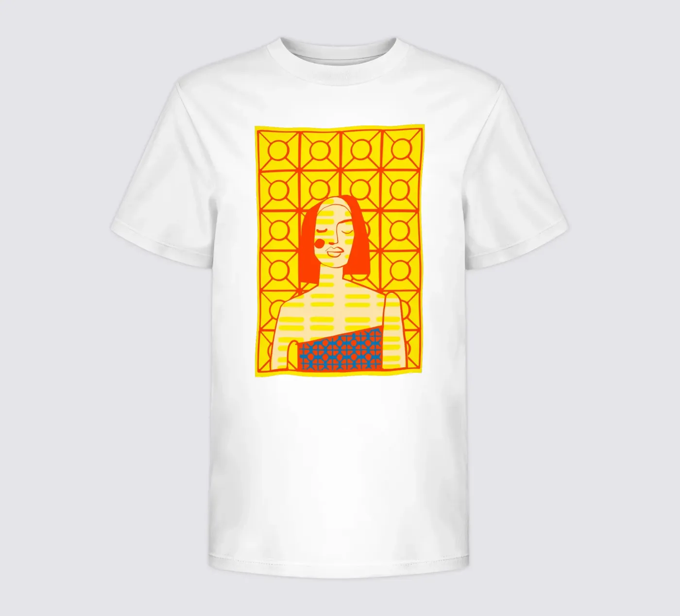 Giallo mango t-shirt bambini da Portraits