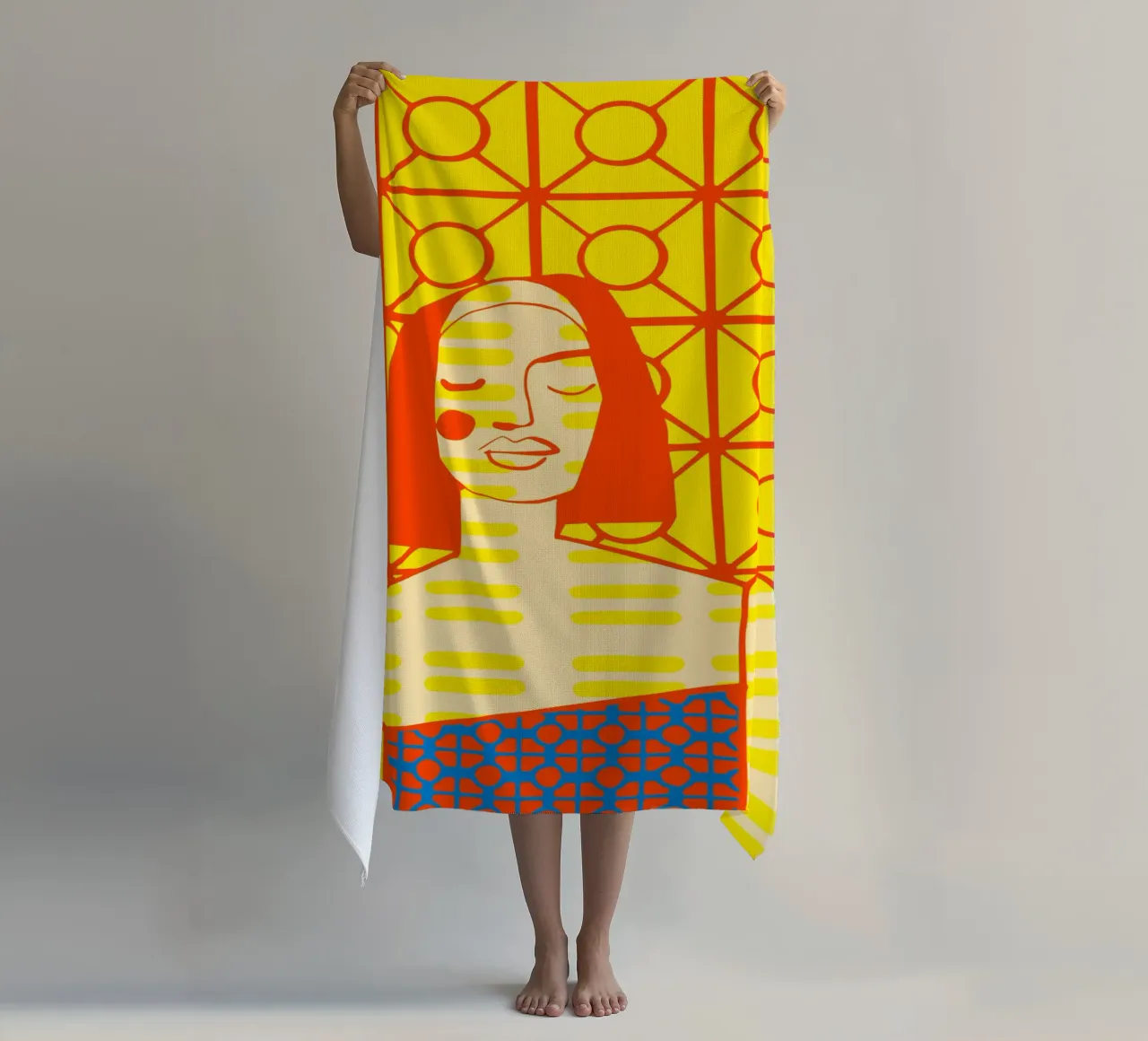 Giallo mango telo mare da Portraits