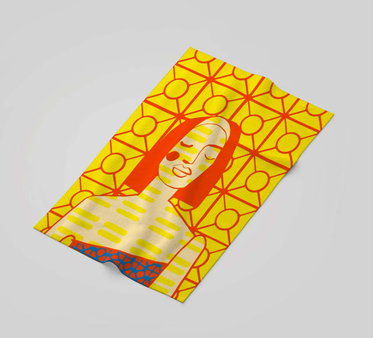 Giallo mango telo mare da Portraits