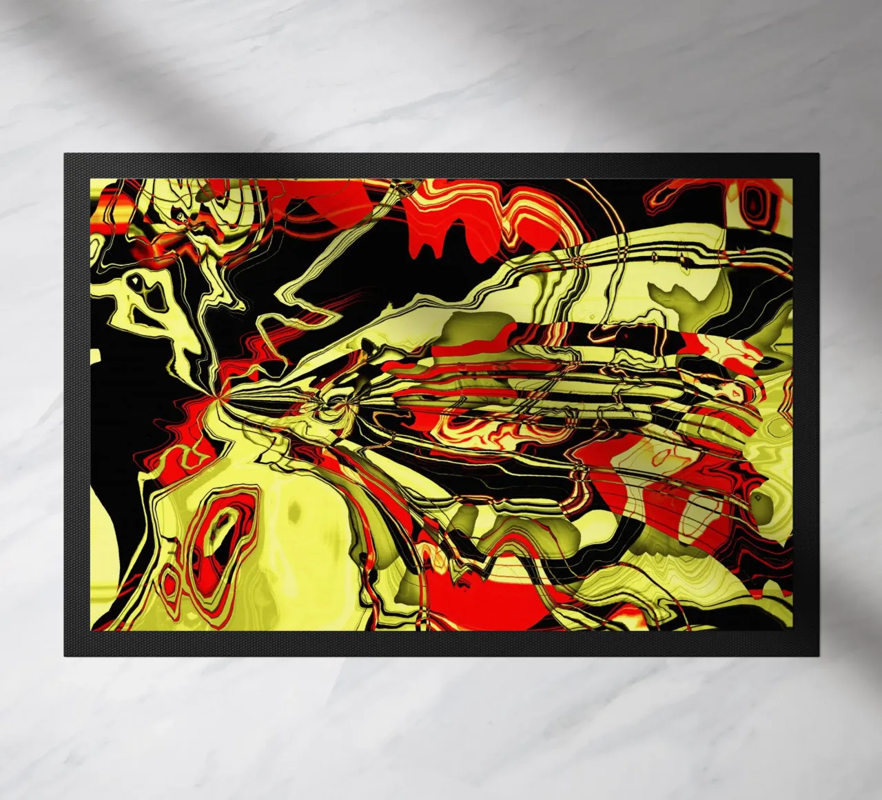 Explosion der Farben Fußmatte von Atteloi Art